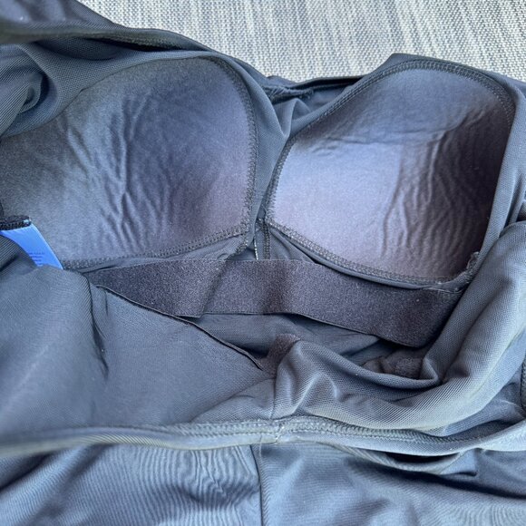 Kim Gravel x Swimsuits For All One Piece Sarong Swimsuit Womens Size 10 Black - Picture 3 of 10